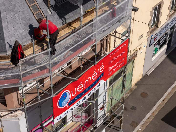 Étanchéité de toit à Quimper